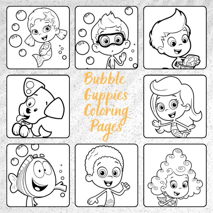 Bubble Guppies Coloring Pages