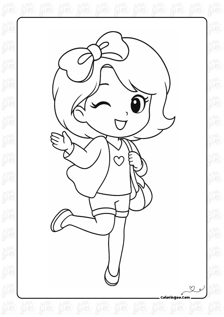50+ Girl Coloring Pages (All Free Pdf Printables)