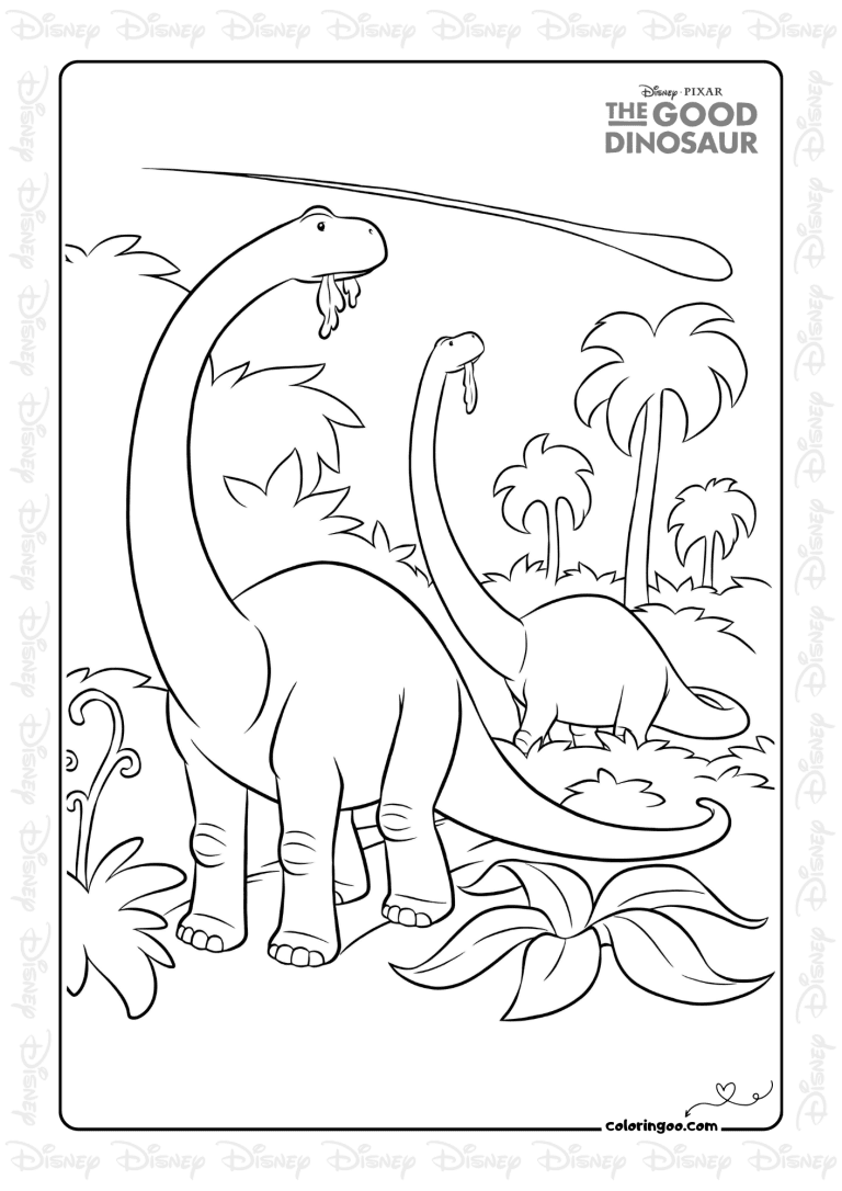 60+ Dinosaur Coloring Pages (All Free Pdf Printables)
