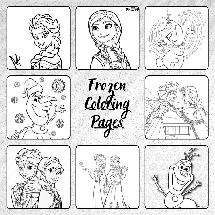 Frozen Coloring Pages