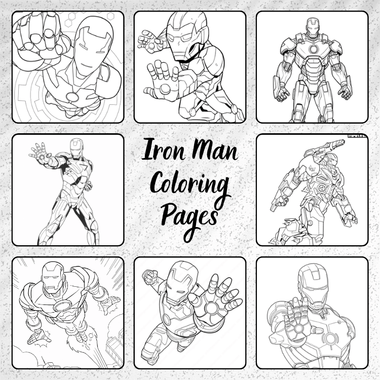 Iron Man Coloring Pages