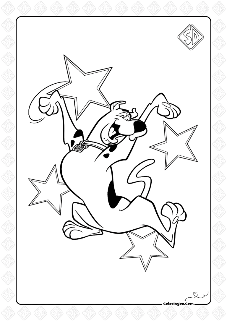 40+ Scooby-Doo Coloring Pages (All Free Pdf Printables)