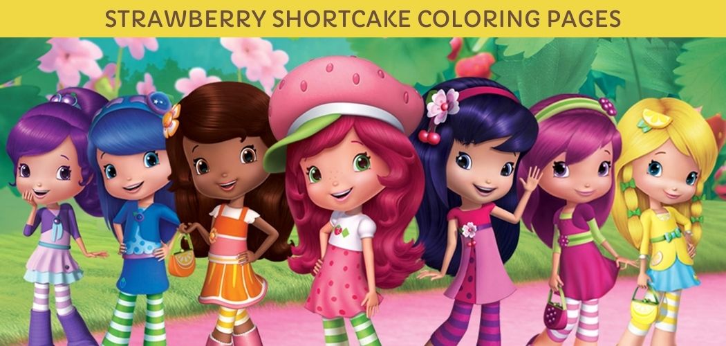 Strawberry Shortcake Coloring Pages