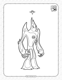 ben 10 goop reboot coloring page