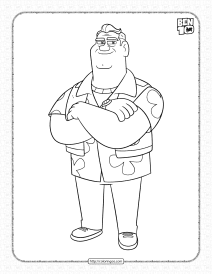 ben 10 max tennison coloring pages