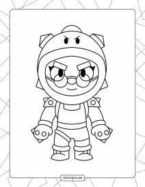 brawl stars rosa coloring pages