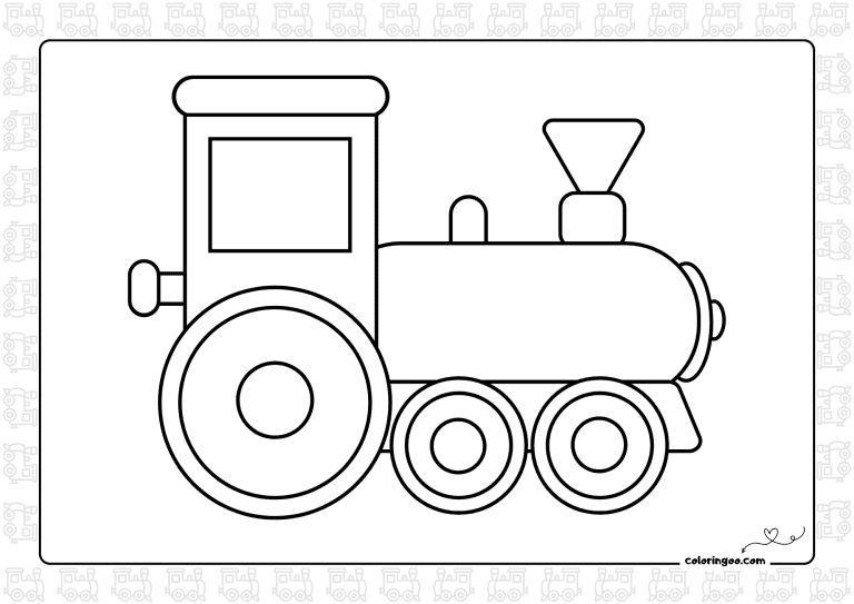 40+ Train Coloring Pages (All Free Pdf Printables)