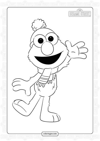 elmo coloring pages