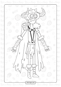 free rick and morty coloring pages