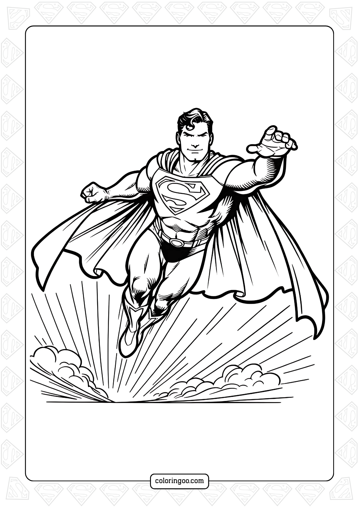 Superman Coloring Pages All Free Pdf Printables Superman Coloring Pages All Free Pdf Printables