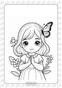 girls coloring pages 10