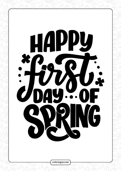 happy first day of spring