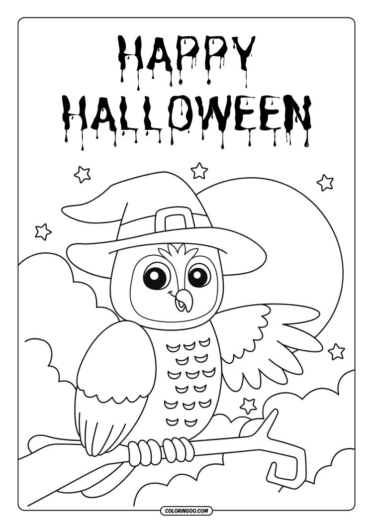 happy halloween coloring pages 03