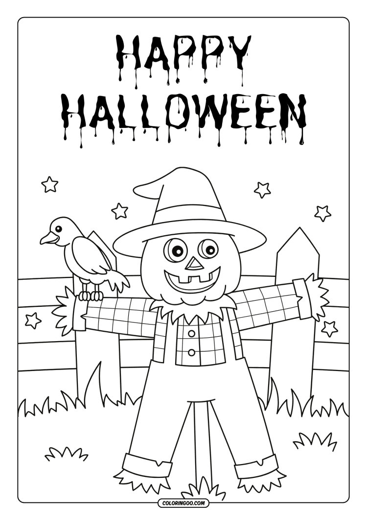 happy halloween coloring pages 04