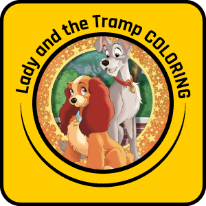 lady and the tramp yellow button