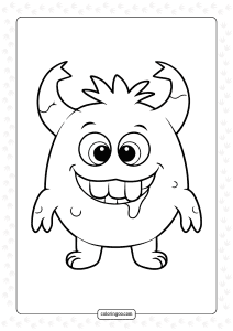 odd monster coloring pages