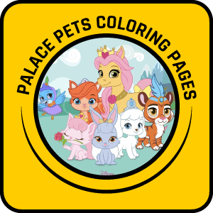 palace pets yellow button