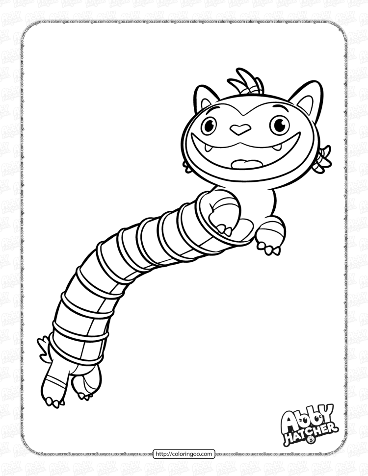 printable abby hatcher mo coloring pages