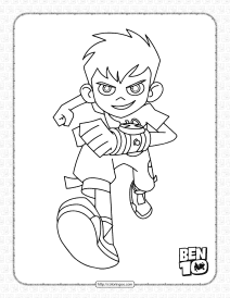 printable ben 10 coloring pages for kids