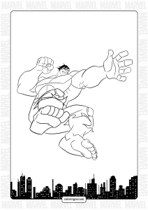 printable hulk coloring pages