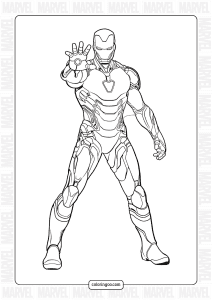 printables iron man coloring pages