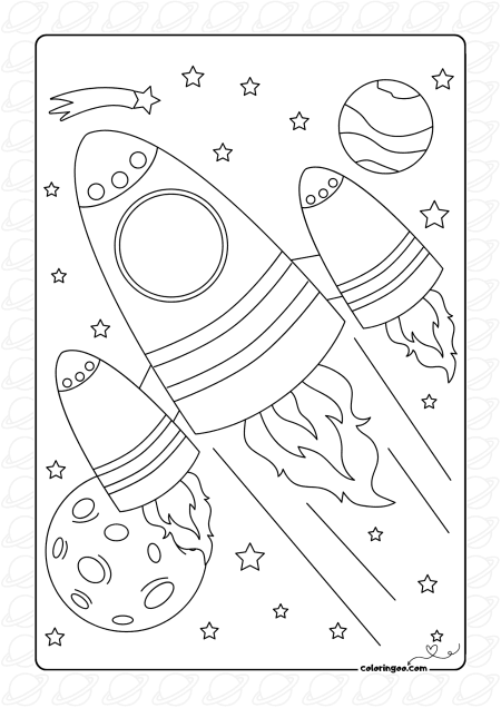 spacecraft moving through space