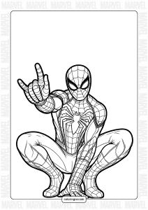 spider man printable coloring pages